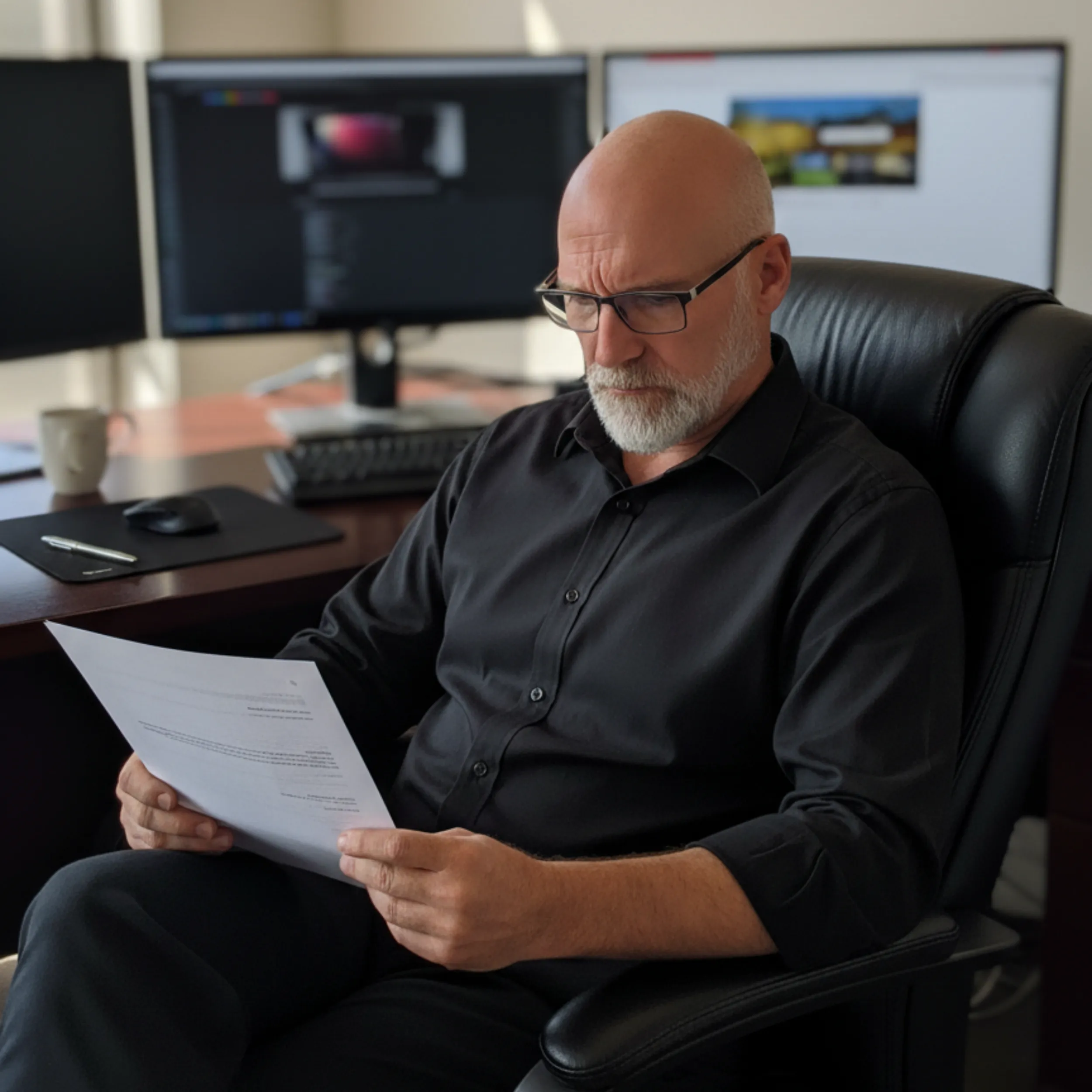 Christoph Scheel bei der Arbeit